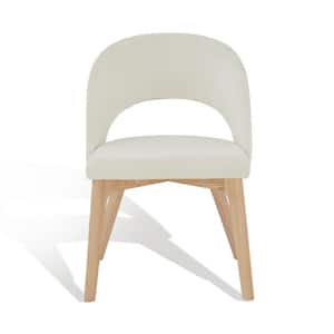 Rowland Ivory/Natural 19.5 in. Wood Dining Chair