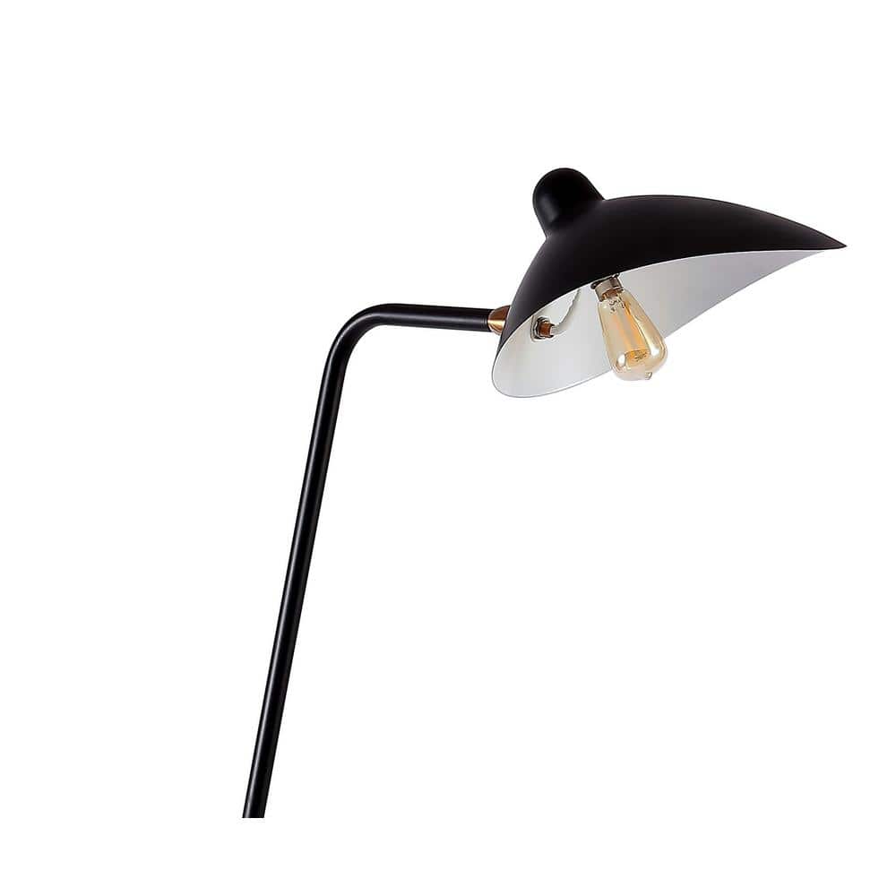 Edison 62" Black Brushed Metal LED Floor Lamp