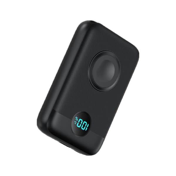 Superior 10800mAh Magnetic Wireless Portable Charger Power Bank 20-Watt Fast Charging with LED Display in Black