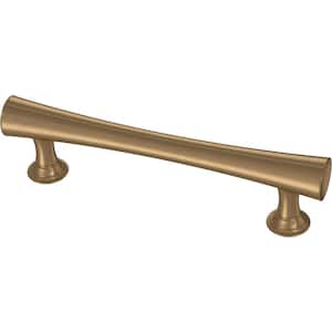 Drum 3-3/4 in. (96 mm) Classic Champagne Bronze Cabinet Drawer Pull