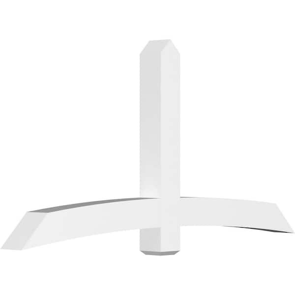 Ekena Millwork Bellingham 84 in. W x 42 in. H x 6 in. D Signature Polyurethane Bracket