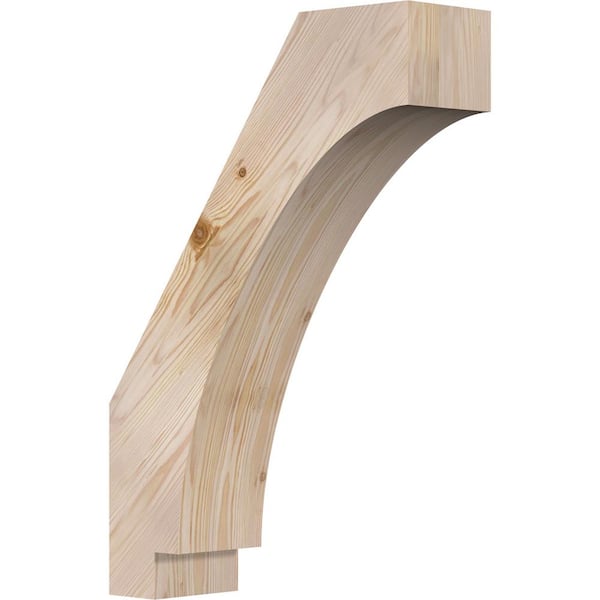 Ekena Millwork 5 1/2"W x 18"D x 26"H Imperial Smooth Knee Brace, Douglas Fir