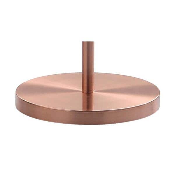 Tribeca Dual-Finish 60.5" Copper & Black Mesh LED Floor Lamp