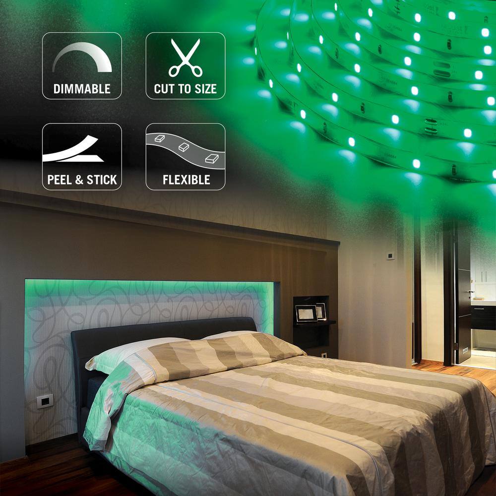 16-Foot Green LED Electric Tape Light