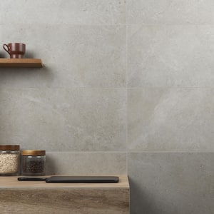 Iris Fumo 11.81 in. x 23.62 in. Matte Porcelain Floor and Wall Tile (9.68 sq. ft./Case)