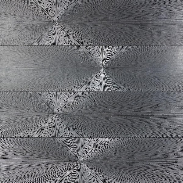 Voyager Starburst 12 in. x 48 in. Dark Gray Porcelain Wall Tile (7.74 sq. ft. /Case)