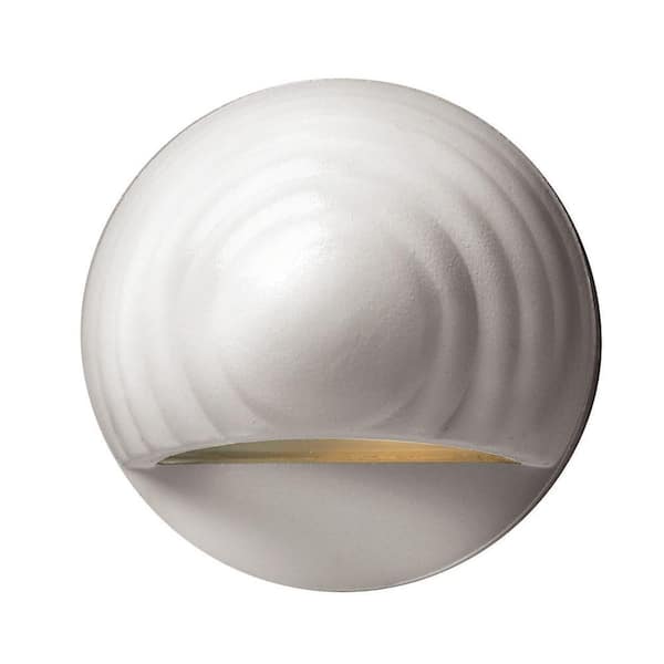HINKLEY Recessed Matte White LED Outdoor Deck Light