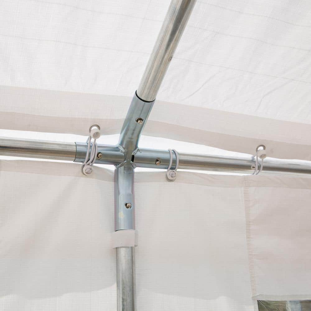 White Heavy Duty Outdoor Party Tent with Removable Sidewalls