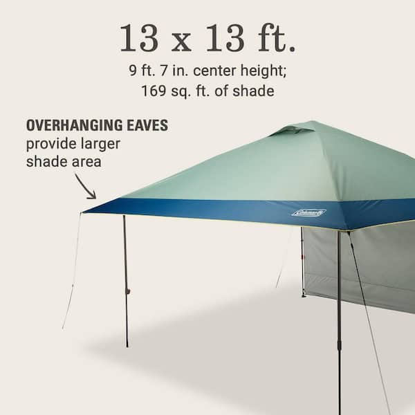 Coleman OASIS 13 x 13 Canopy with Sun Wall, Moss 2208104 - The
