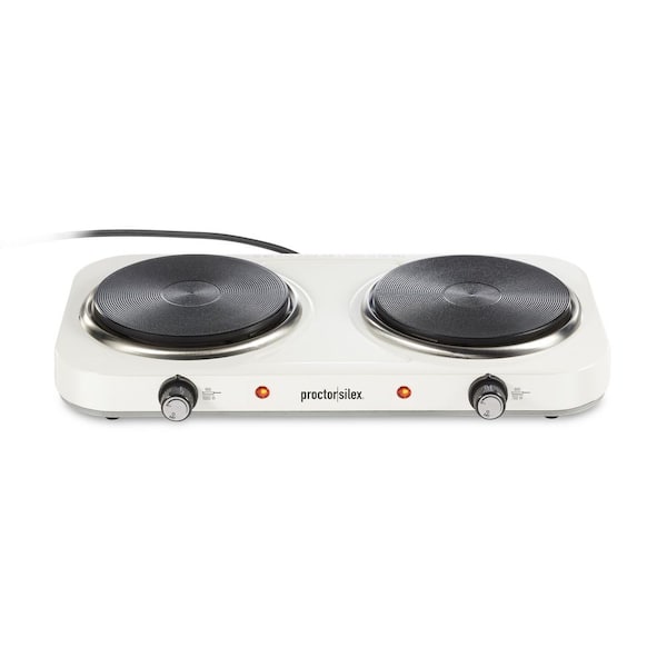 2-Burner 6 in. White Hot Plate