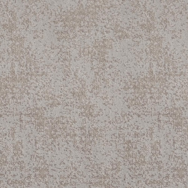 Shaw Elegant Dosinia - Frosty Morn - Beige 48.8 oz. Nylon Pattern Installed Carpet
