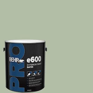 1 gal. #S390-3 Creamy Spinach Satin Exterior Paint