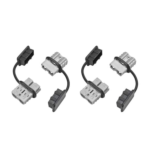 Extreme Max Quick Connect Battery Plug for ATV/UTV Winches - 2-Pack