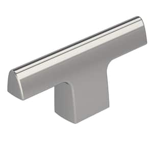 Riva 2-1/2 in. (64 mm) L Polished Chrome T-Shaped Cabinet Knob