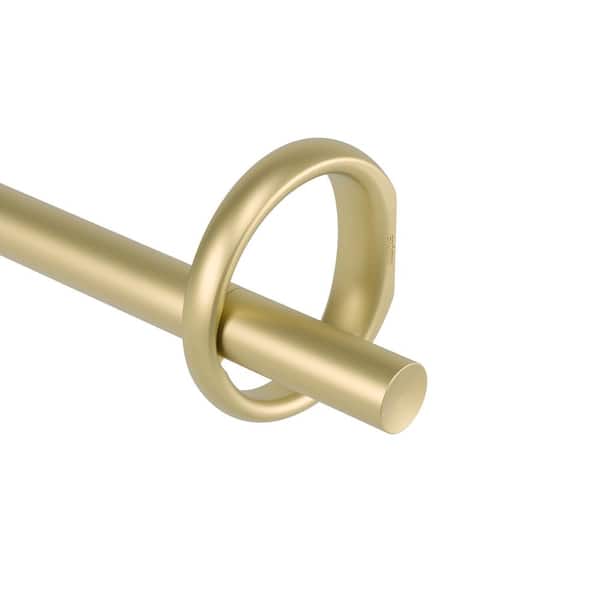 Umbra Ringlet 42 in. to 120 in. Rod 1 in. Gold Curtain Rod