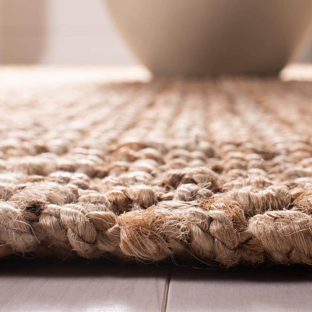 Natural Handwoven Jute Runner Rug 2'3" x 10'