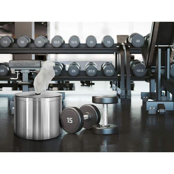 GRITT COMMERCIAL Stainless Steel Wipe Dispenser, Wall Mount
