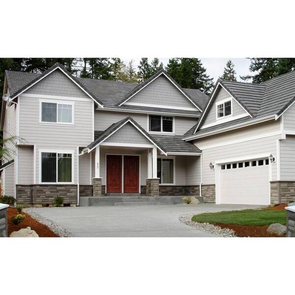NextStone Random Rock 15.5 in. x 48 in. Faux Stone Siding Panel in Tri Gray (4-Pack) - image 5