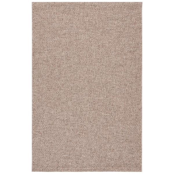 SAFAVIEH Sisal All-Weather Brown 9 ft. x 12 ft. Solid Woven Indoor/Outdoor Area Rug