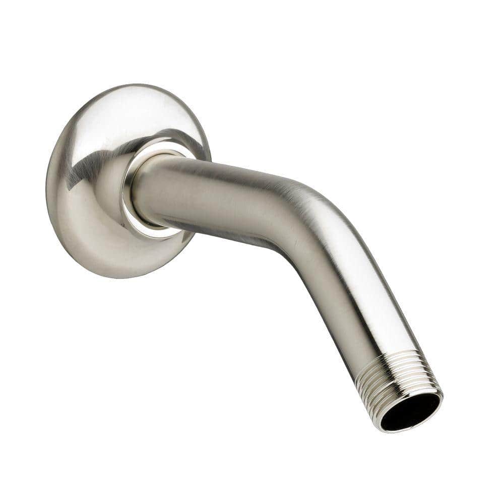Standard Shower Arm and Flange, Brushed Nickel