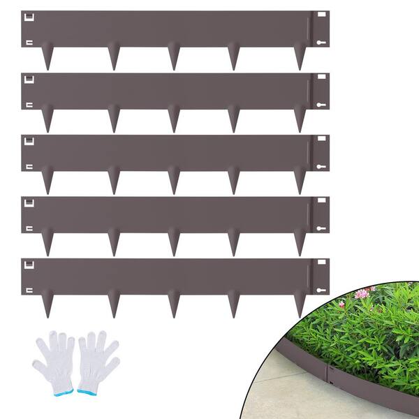 thumbnail image 2 of Steel Landscape Edging – 5 Pack – 39x4 Inch – Rust-Resistant Black Border 2 of 3