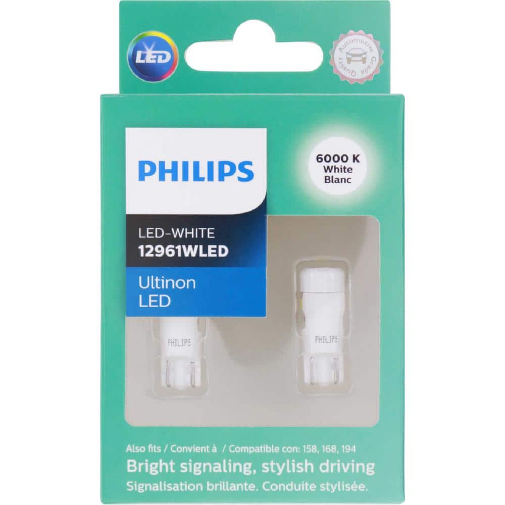 ambulance Fiasko Fundament Philips Ultinon LED White 12961WLED - The Home Depot