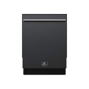 Romano 24 in. Built-In Tall Tub Dishwasher in Black