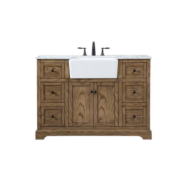 Timeless Home 48 in. W x 22 in. D x 34.75 in. H Single Bathroom Vanity