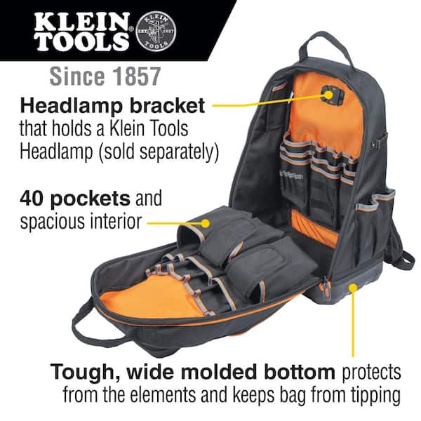 15 in. Tradesman Pro 40-Pocket XL Tool Bag Backpack