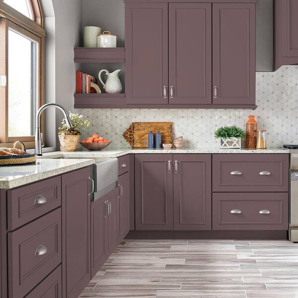 BEHR PREMIUM 1 gal. #N120-6 Raisin in the Sun Semi-Gloss Enamel