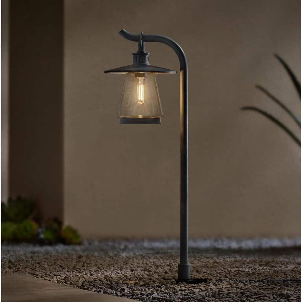 Hampton Bay Gavinton Low Voltage Pewter Hardwired Weather