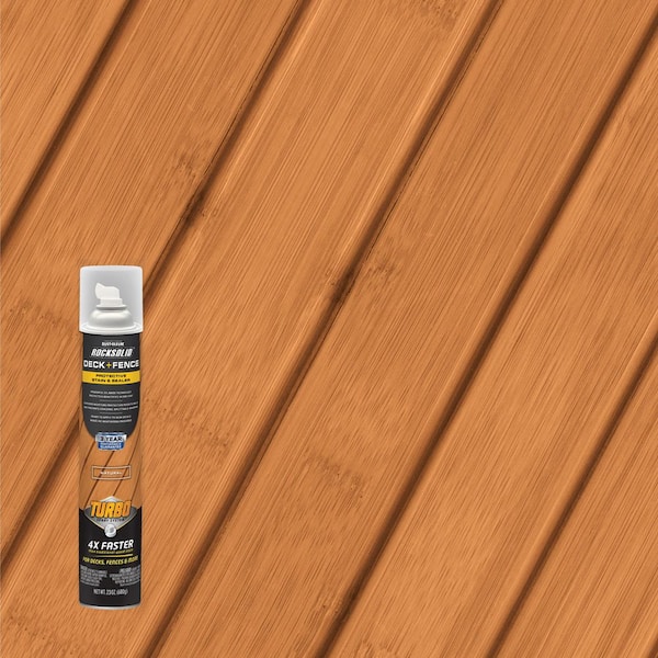 24 oz. Natural Deck and Fence Exterior Turbo Stain Spray