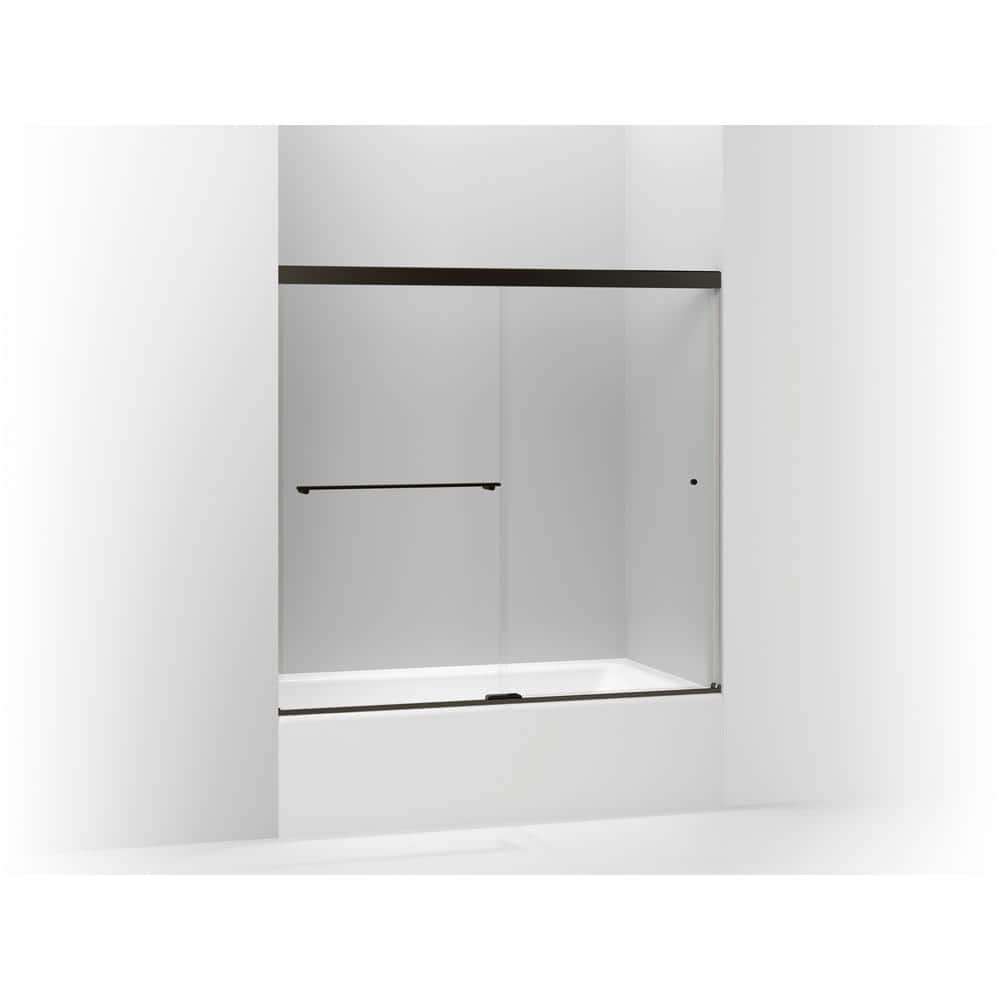 Kohler Revel 57 60 In X 62 In Sliding Frameless Shower Door In