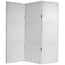 Oriental Furniture 7 ft. White Do It Yourself Canvas 8-Panel Room ...