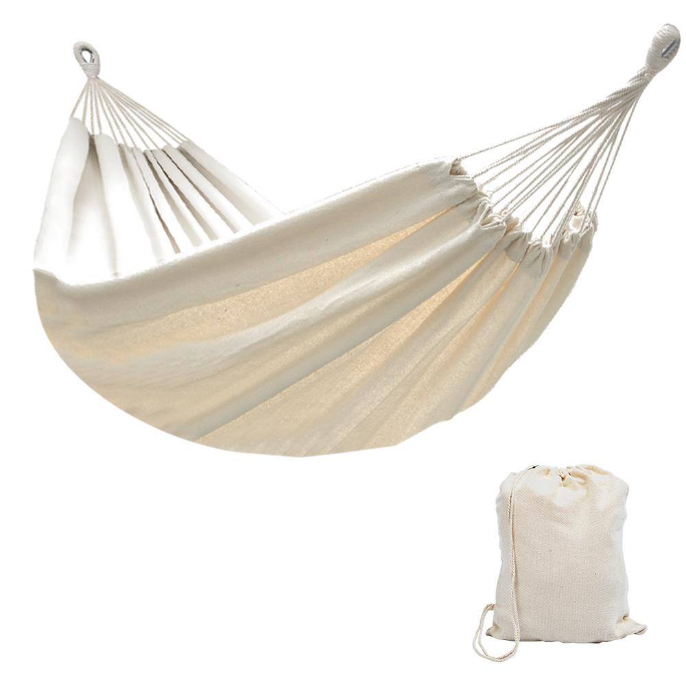 GOCAN Brazilian Double Hammock 2 Person Extra Large Canvas  Assorted Colors