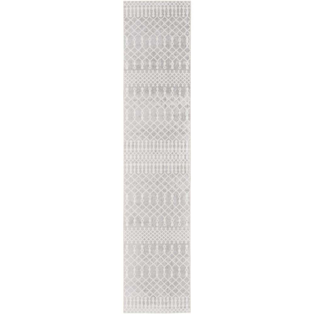2 X 8 White Moroccan WashableArea RugRunner Rug price history on PriceWatchPro