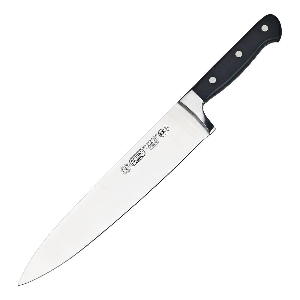 Winco 10 in. Steel Full Tang Chef's Knives KFP-100 - The Home Depot