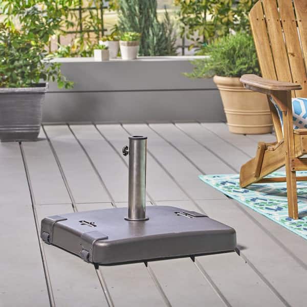119 lbs. Patio Umbrella Base in Black