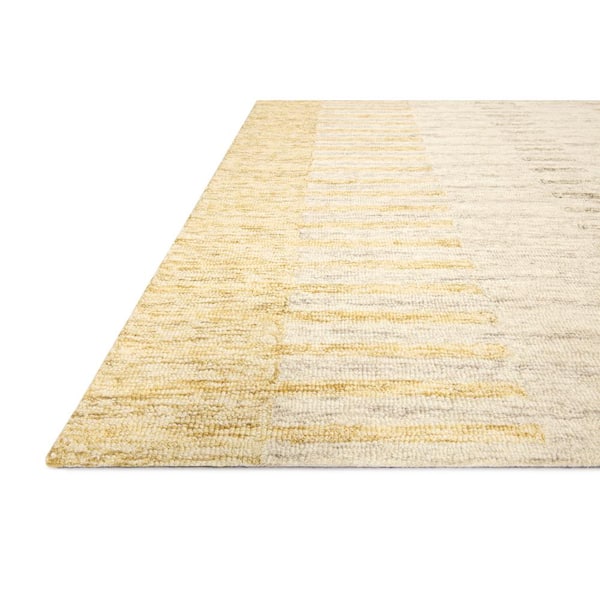 Chris Loves Julia Chris Dove/Santa Fe 5 ft. x 7 ft. 6 in. Modern Hand Tufted Wool Area Rug