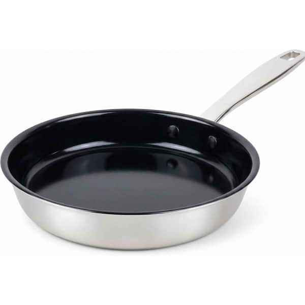 Alva Maestro Nonstick Stainless Steel Frying Pan 9.5" - Easy to Clean, Oven Safe and Toxin-Free Cookware