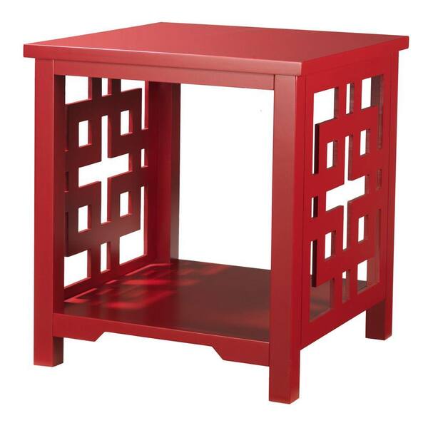 Unbranded - Knot Red End Table