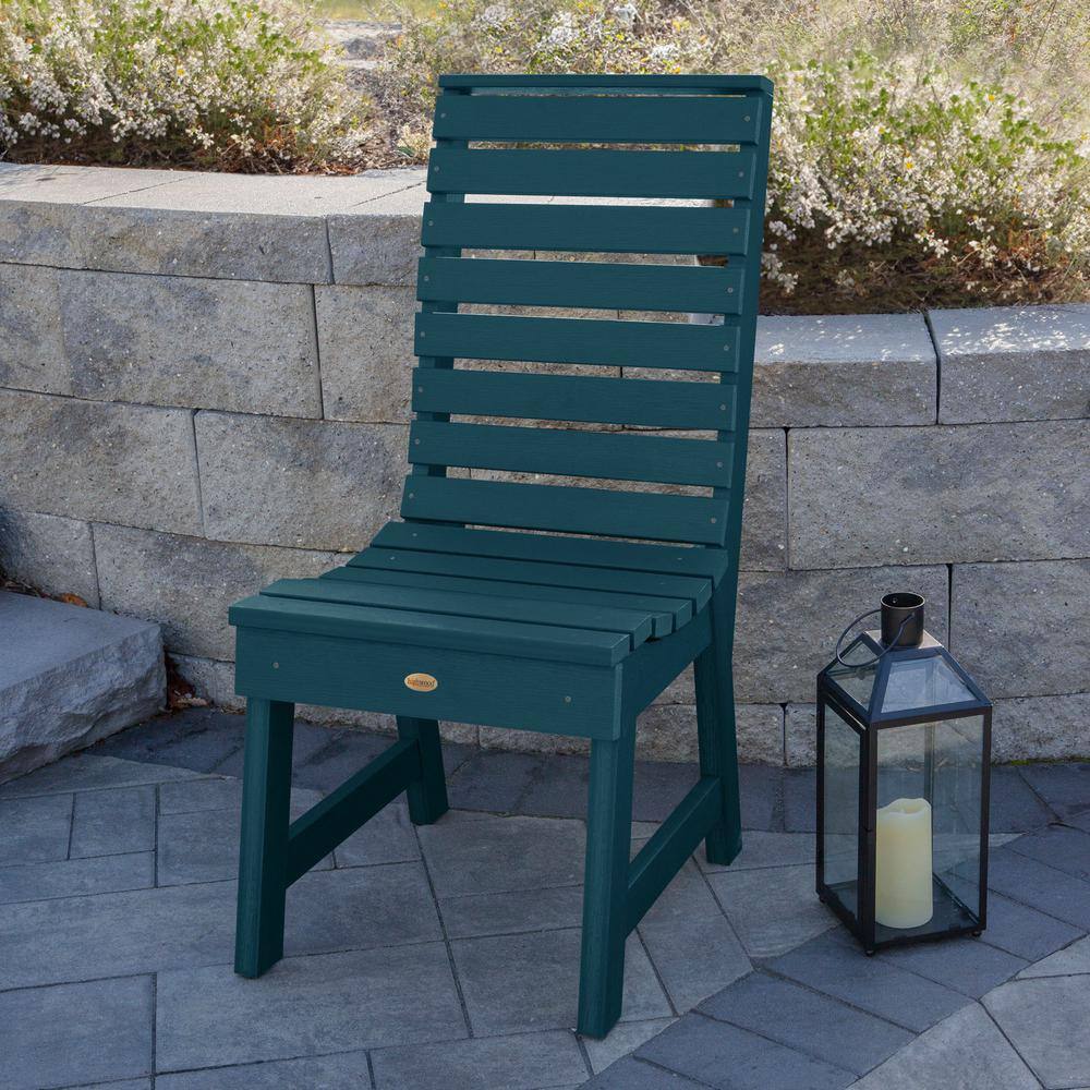 Weatherly Nantucket Blue Recycled Plastic Dining Side Chair price history on PriceWatchPro