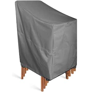 Outdoor Stackable Stack Chair Cover - Grey
