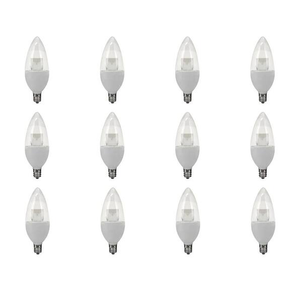 TCP 40W Equivalent Soft White B11 Dimmable LED Light Bulb (12-Pack)