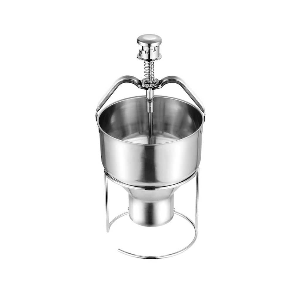 Manual Donut Depositor with Adjustable Thickness, Stainless Steel Batter Dispenser, Doughnut Hopper for Kitchens Cafes price history on PriceWatchPro