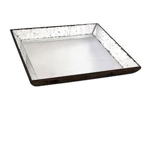 24 in. H x 24 in. W Clear Glass Roberto Tray