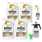 512 oz. 20% Vinegar Weed Killer and One 32 oz. and One 55 oz. Spray Bottle (4-Pack)