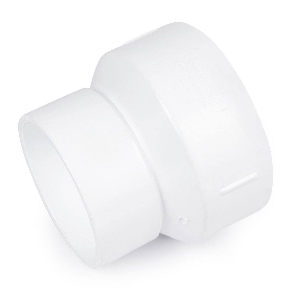 2 in. x 1-1/2 in. White PVC DWV Increaser-Reducer Coupling, Hub x Hub Drain, Waste & Vent Systems (25-Pack) price history on PriceWatchPro
