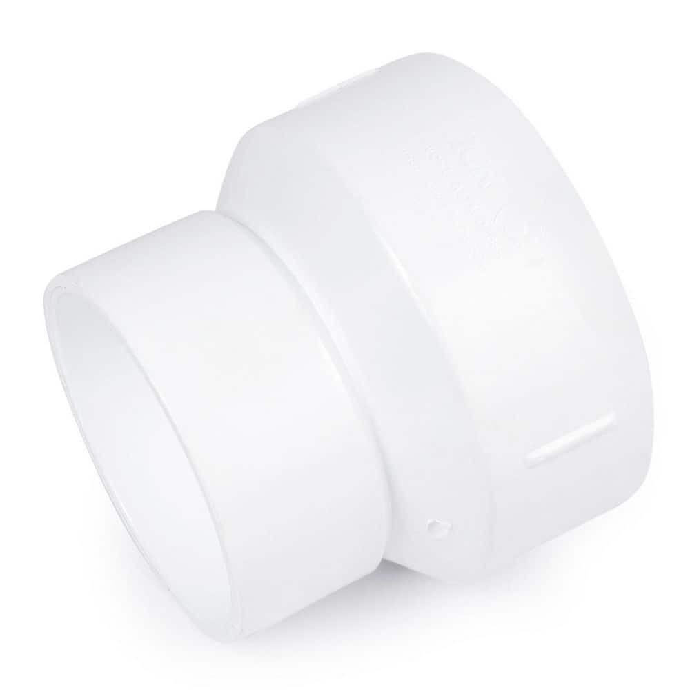 4 in. x 2 in. White PVC DWV Increaser-Reducer Coupling, Hub x Hub Drain, Waste & Vent Systems (10-Pack) price history on PriceWatchPro