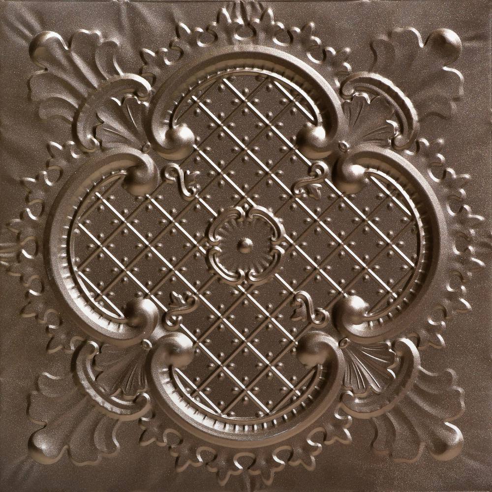 Majestic Bronze 2 ft. x 2 ft. Decorative Lay-in Tin Ceiling Tile (48 sq. ft./Case) price history on PriceWatchPro